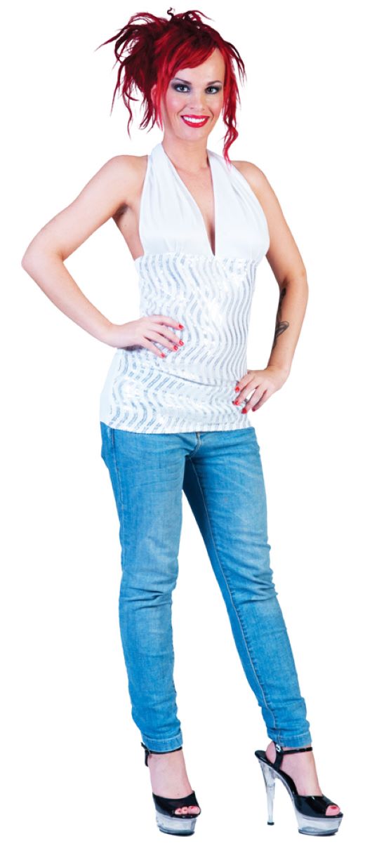 das-kost-mland-disco-neckholder-top-wei-silber-glitzer image 3