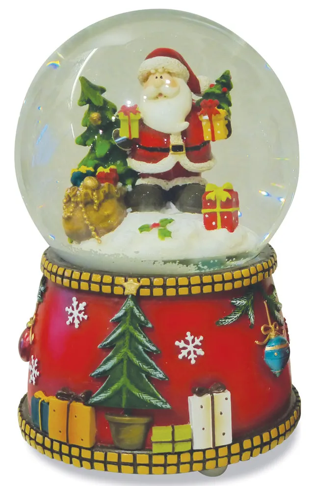 das-kost-mland-spieluhr-schneekugel-weihnachtsmann-15cm-71564 image 1