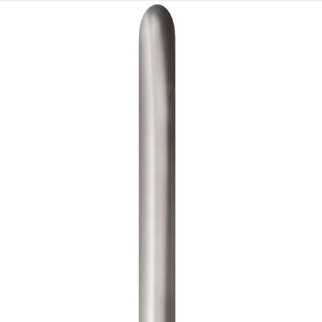 sempertex-260-nozzle-up-modellierballons-reflex-silber-50-stk image 1