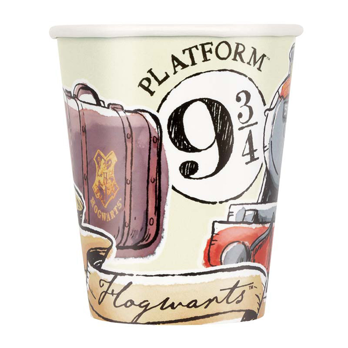 das-kost-mland-dekoration-harry-potter-pappbecher-266ml-8-stk image 2