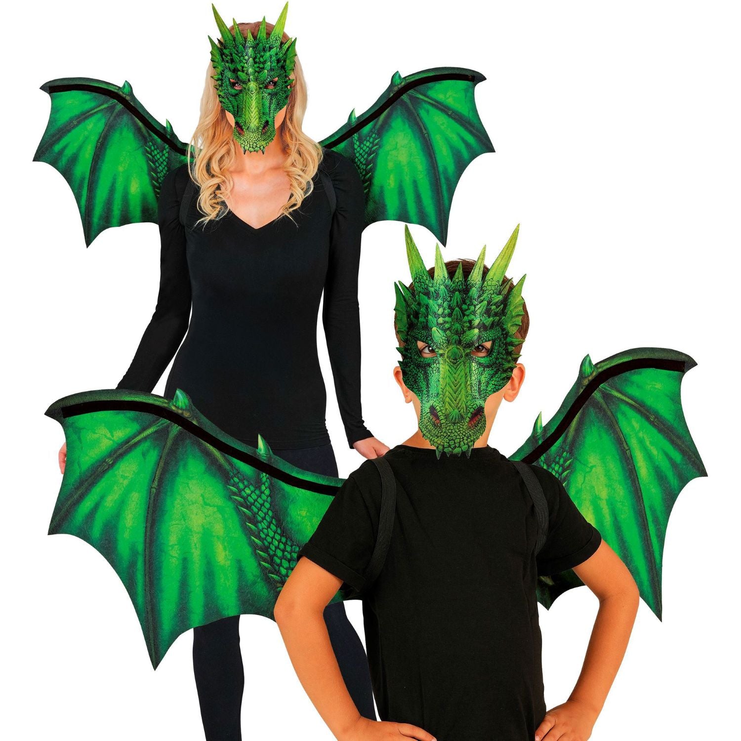 das-kost-mland-herren-drache-kost-mset-fl-gel-maske-gr-n-2-tlg image 7