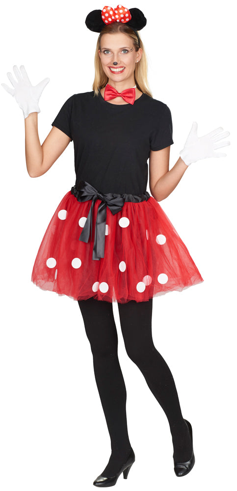 das-kost-mland-damen-minnie-maus-petticoat-tutu-rock-45cm-rot image 3