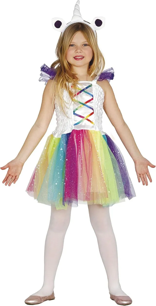 das-kost-mland-m-dchen-kid-einhorn-girl-kost-m-5-6-jahre image 1