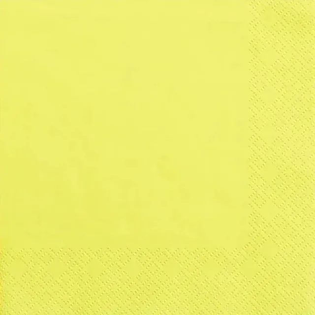 das-kost-mland-uni-servietten-33x33cm-gelb-20-st-ck image 1