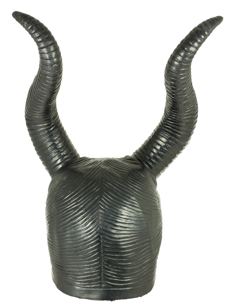 das-kost-mland-dunkle-fee-haube-mit-h-rnern-schwarz-latex image 3