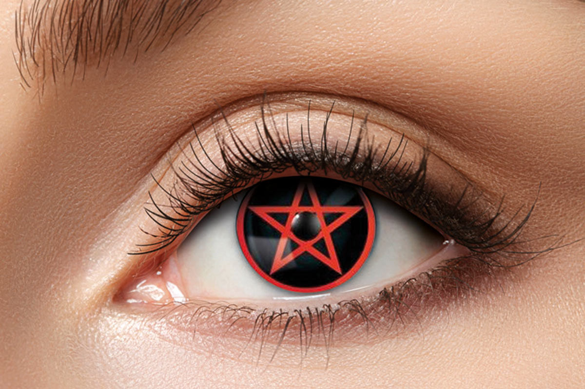 das-kost-mland-accessoires-eyecatcher-m47-red-pentagram-kontaktlinsen-rot image 2
