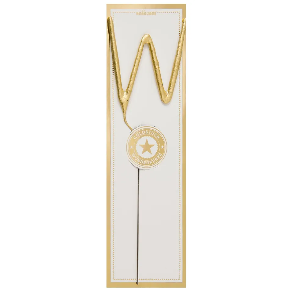 das-kost-mland-dekorationen-wunderkerze-buchstabe-w-gold-6-5cm image 1