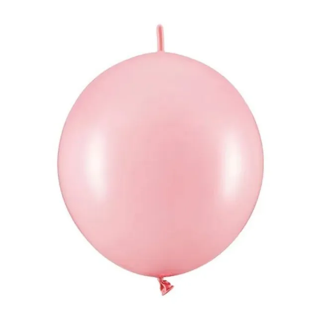 das-kost-mland-dekorationen-latexballon-verbindungsballon-pink-28-cm-20-st image 1
