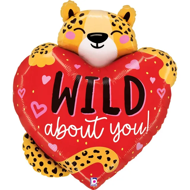 das-kost-mland-deko-shape-folienballon-gepard-74cm-wild image 1