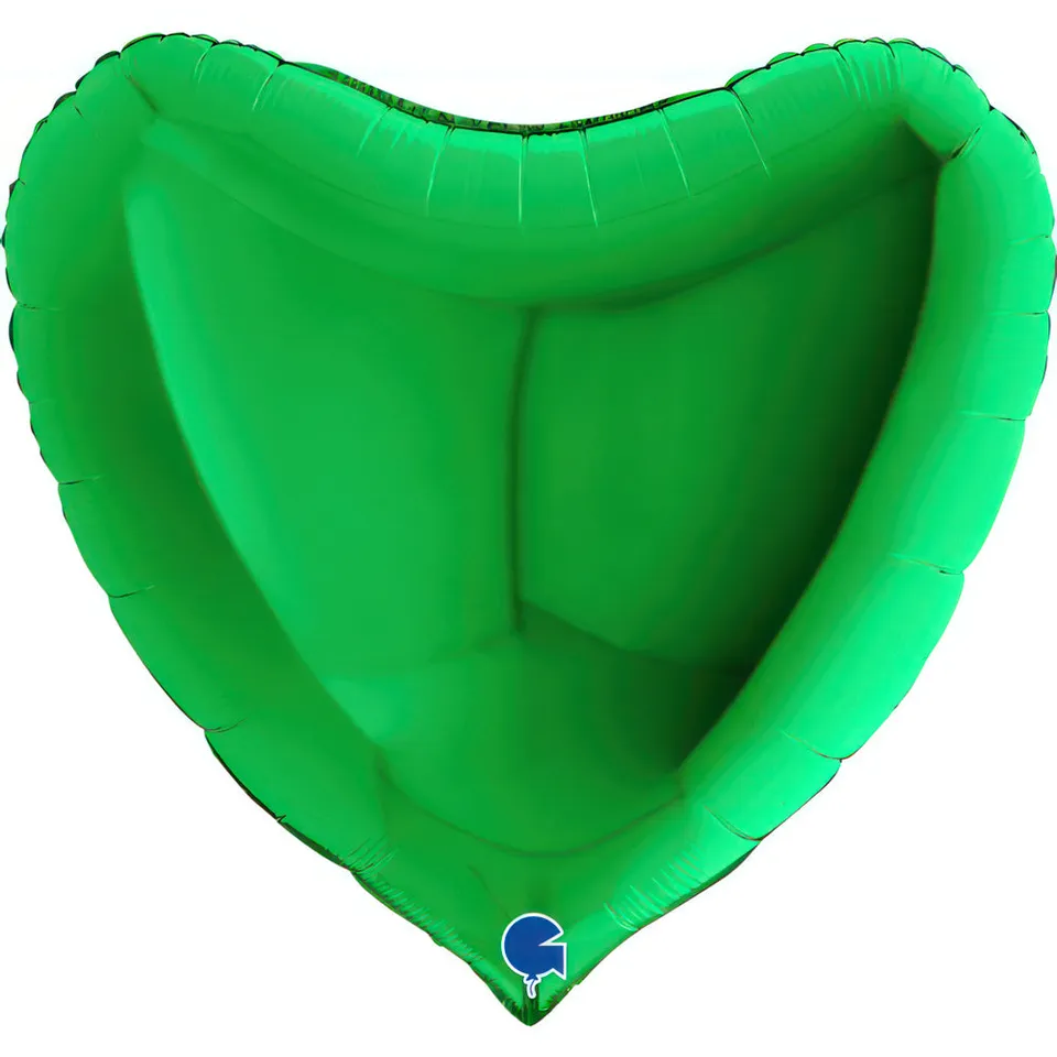 das-kost-mland-36-herz-folienballon-gr-n-91cm-uni image 1