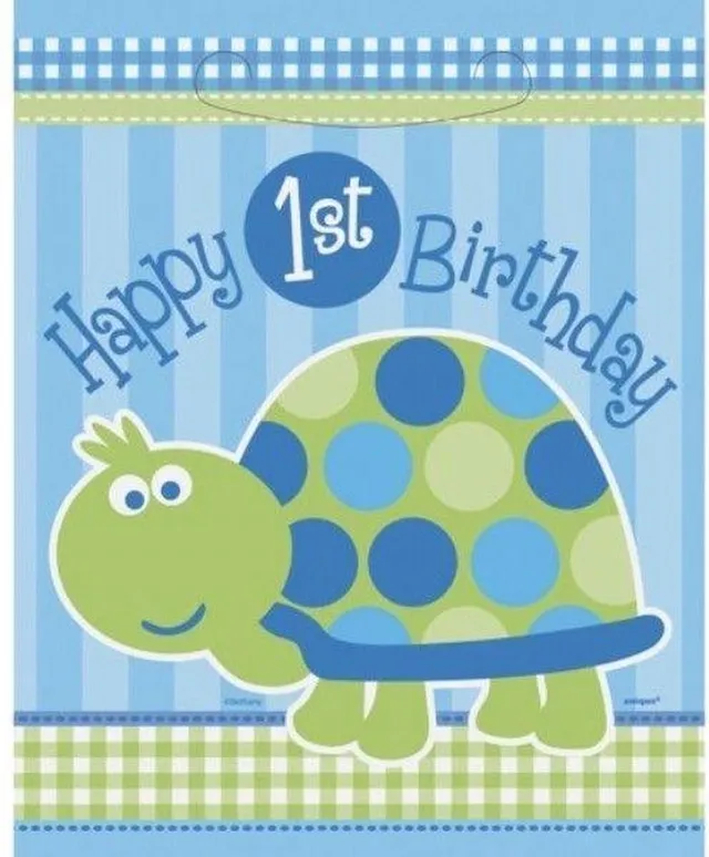 das-kost-mland-dekorationen-partyt-ten-1-geburtstag-schildkr-te-8er image 1