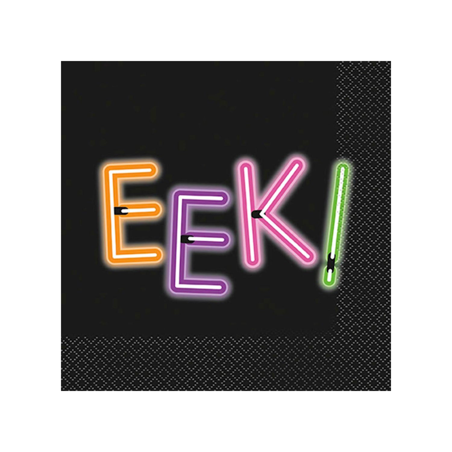 das-kost-mland-servietten-neon-spinne-eek-papierservietten-33cm-16st image 1