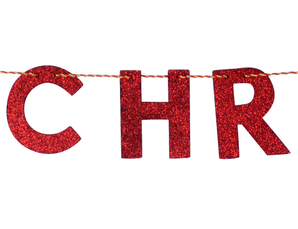 das-kost-mland-girlande-merry-christmas-holz-rot-190cm image 3
