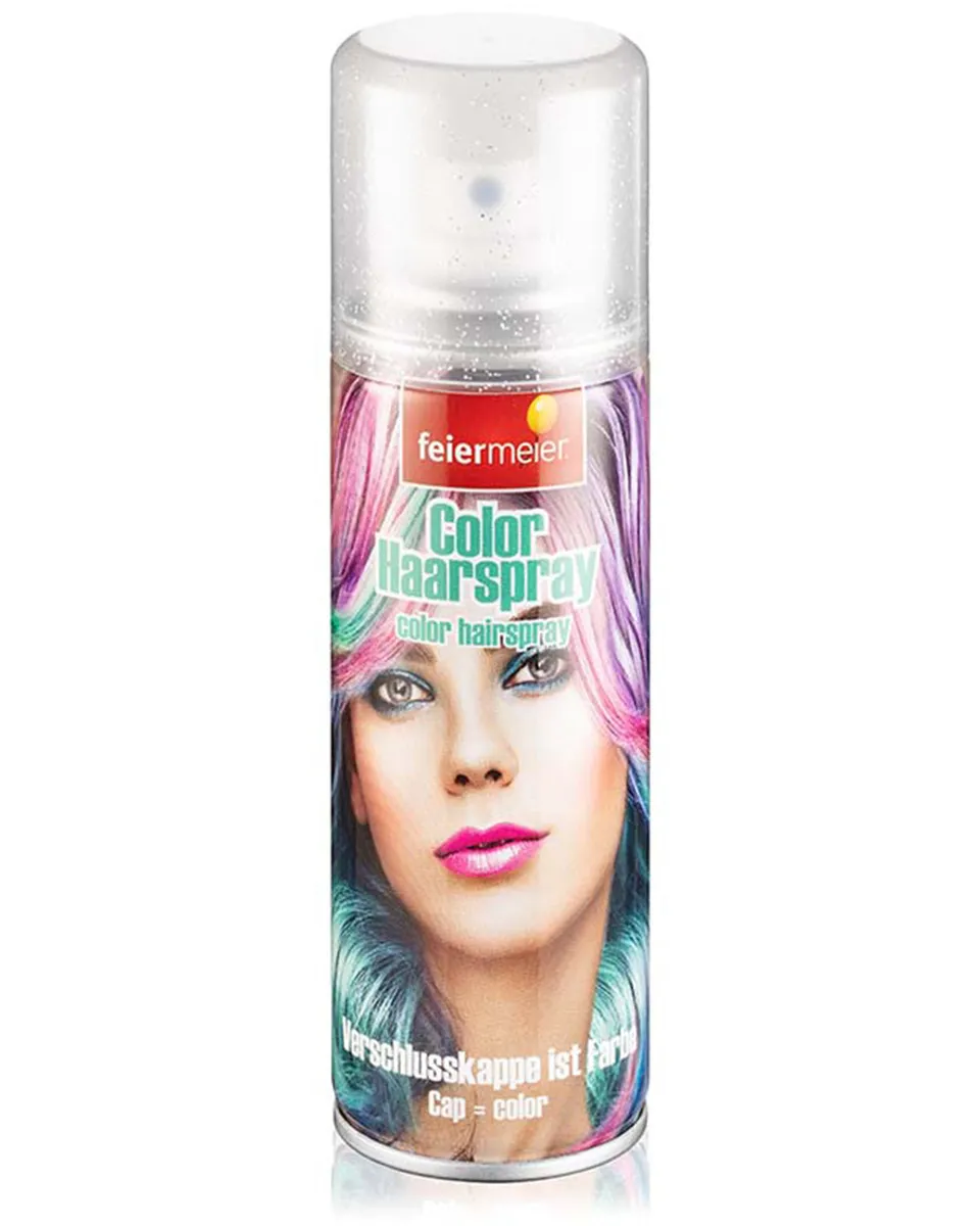 feiermeier-glitter-haarspray-125ml-silber-auswaschbar image 1
