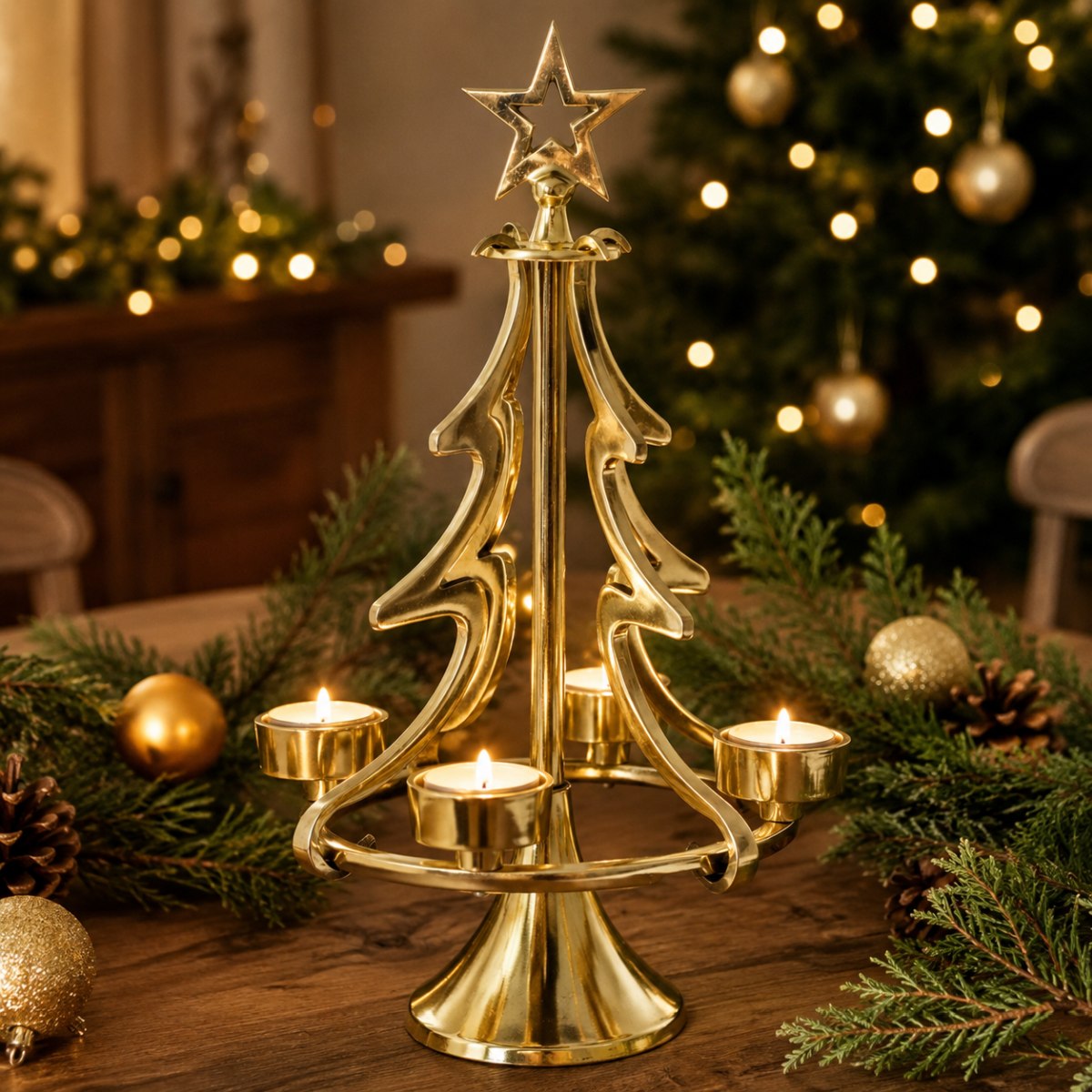riffelmacher-kerzenst-nder-weihnachtsbaum-gold-22x37cm-24168 image 5