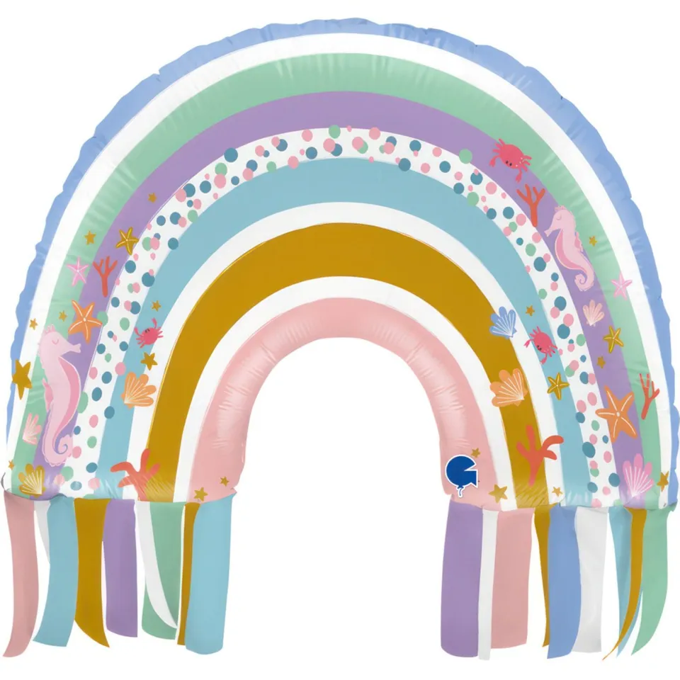 das-kost-mland-regenbogen-folienballon-64-cm-shape image 1