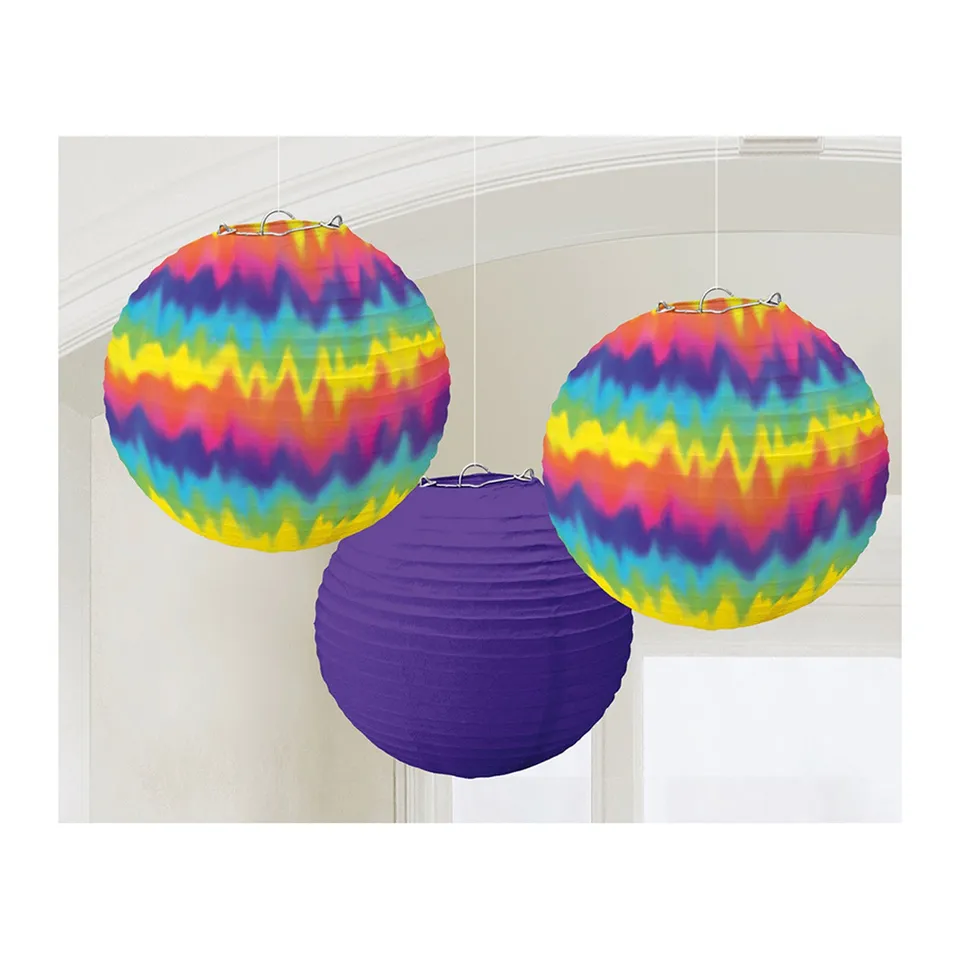 das-kost-mland-dekorationen-feeling-groovy-peace-laternen-3stk image 1