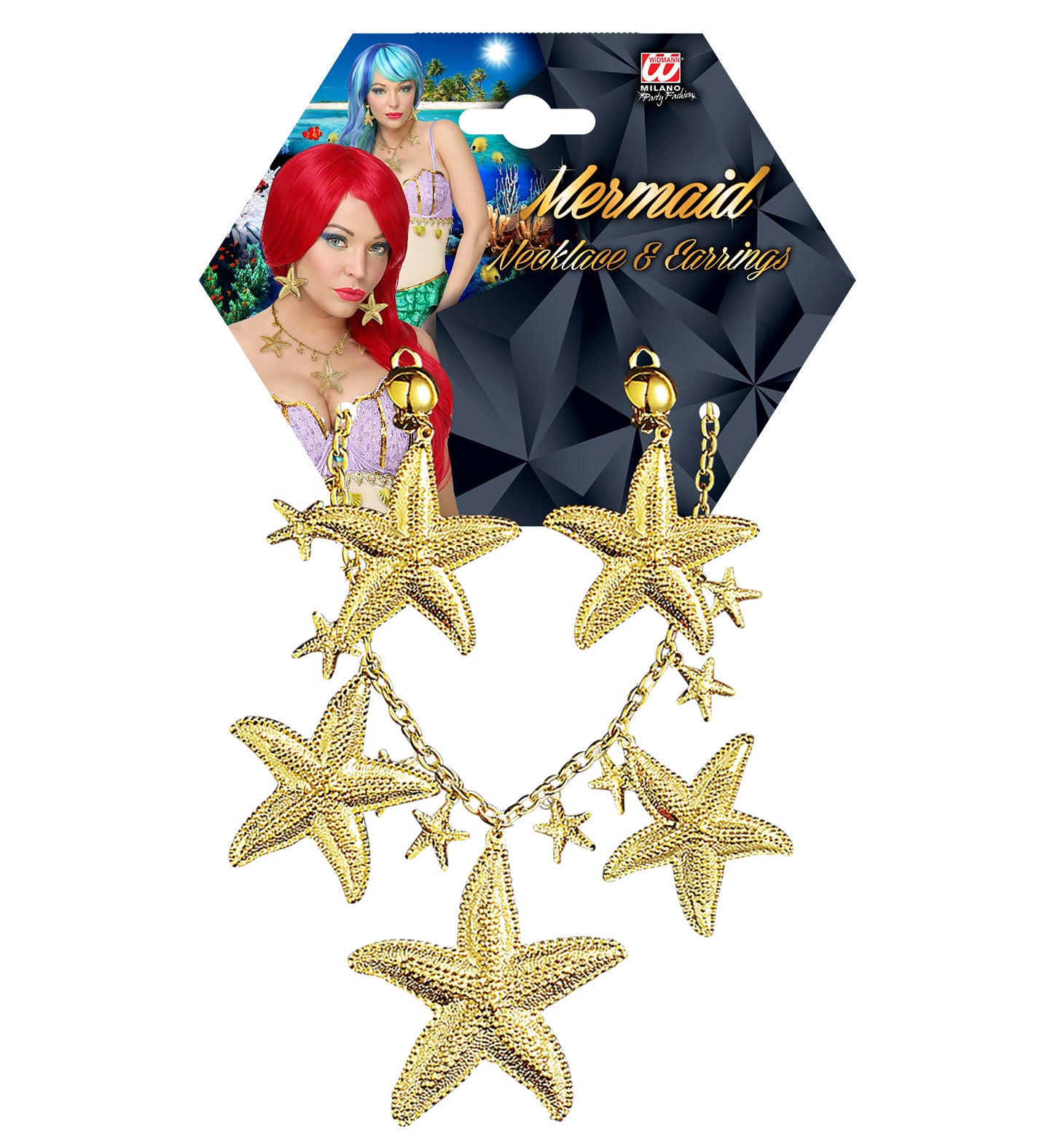 das-kost-mland-accessoires-meerjungfrau-schmuck-set-seesterne-gold image 2