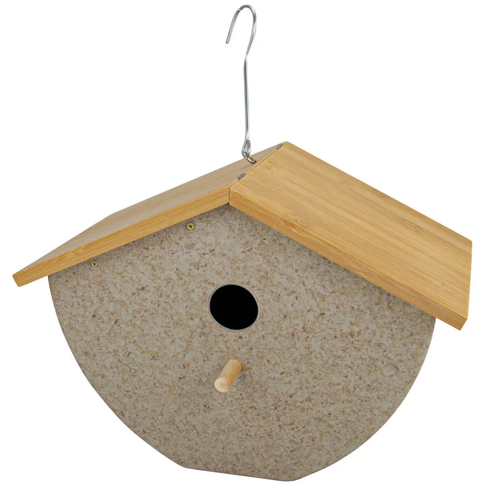 riffelmacher-vogelhaus-nistkasten-08424-natur-25x19-5cm image 1