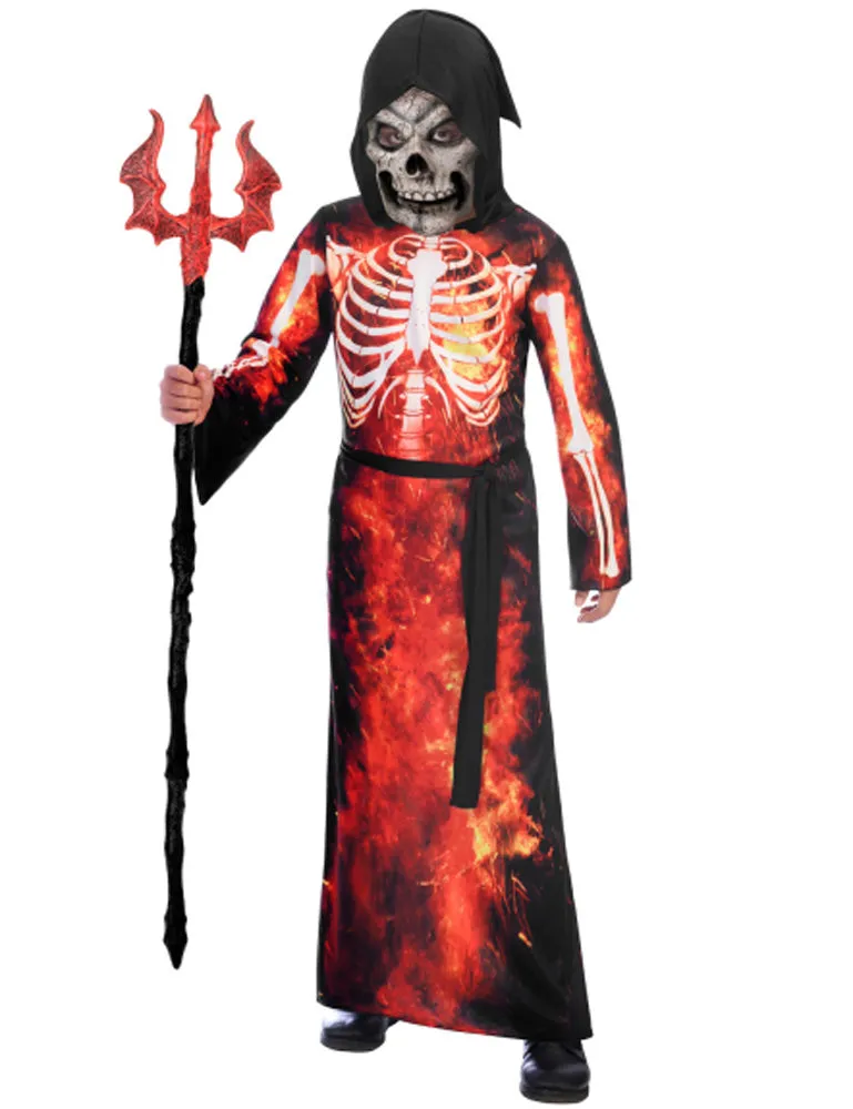 das-kost-mland-fire-reaper-kinderkost-m-skelett-maske-8-10-j image 1