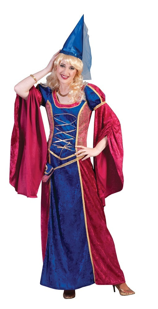 das-kost-mland-burgfr-ulein-isabella-damenkost-m-36-38-samtkleid image 1