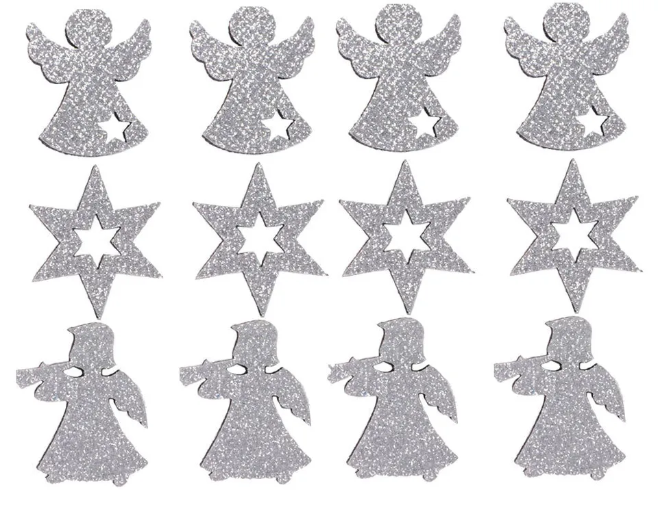 das-kost-mland-dekorationen-filz-streudeko-silber-engel-sterne-4cm image 1