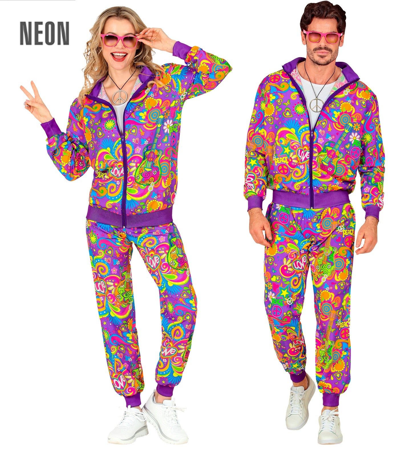 das-kost-mland-flower-power-party-trainingsanzug-herren-neon-uv image 5