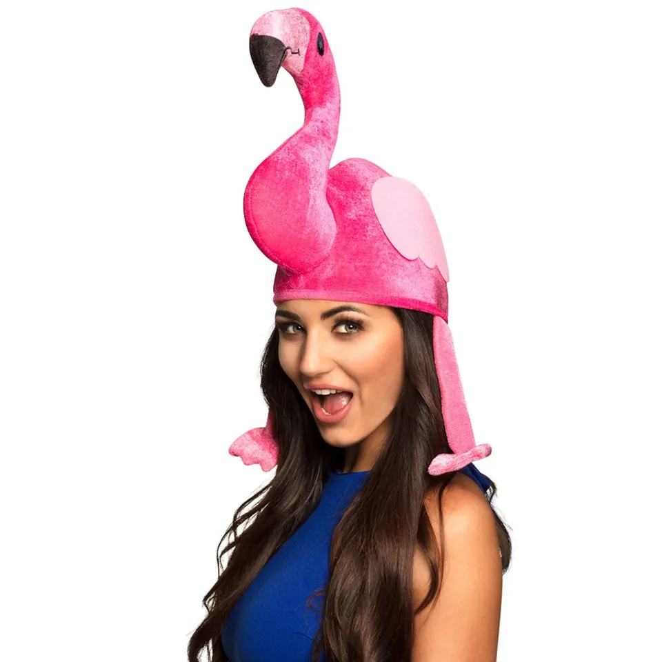 das-kost-mland-flamingo-hut-pink-karneval-m-tze image 1