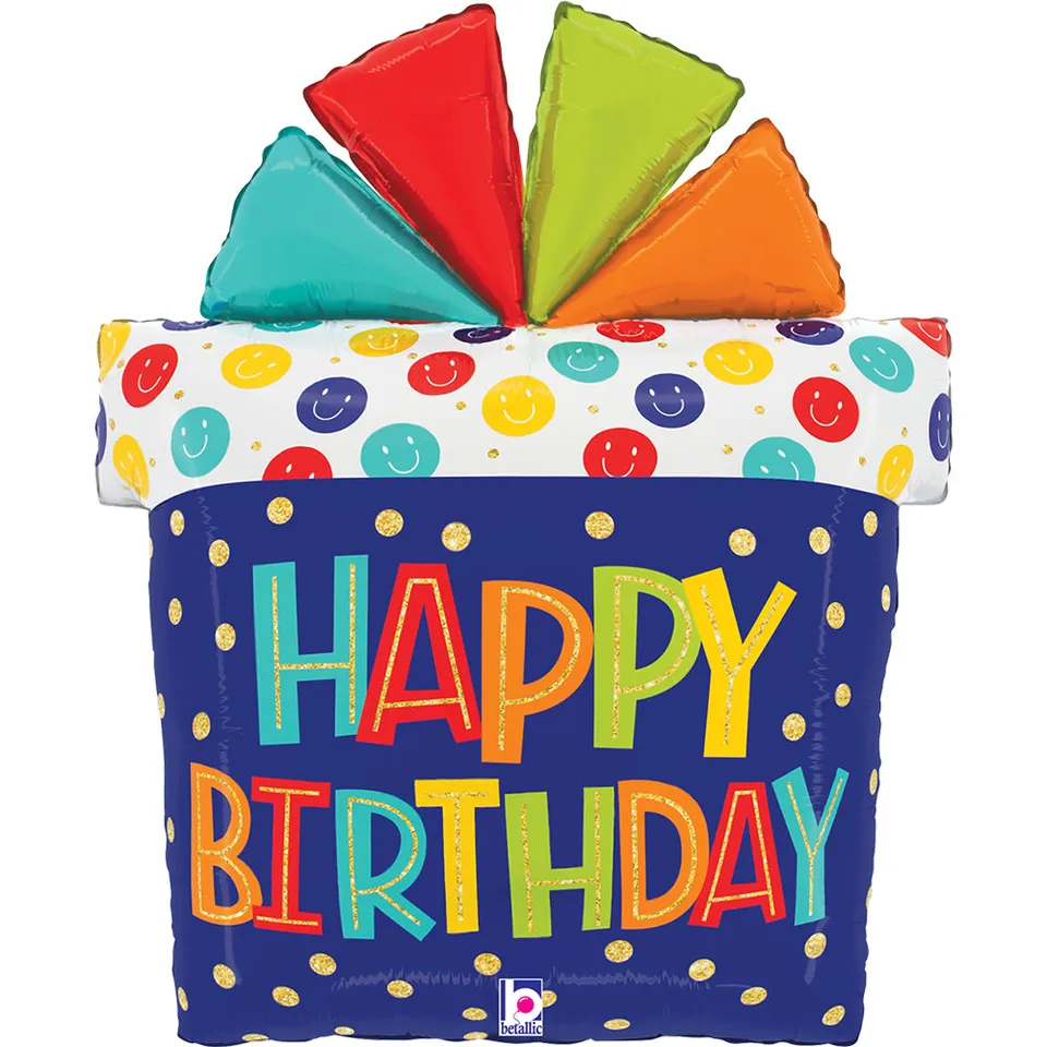das-kost-mland-shape-folienballon-happy-birthday-geschenk-69cm image 1