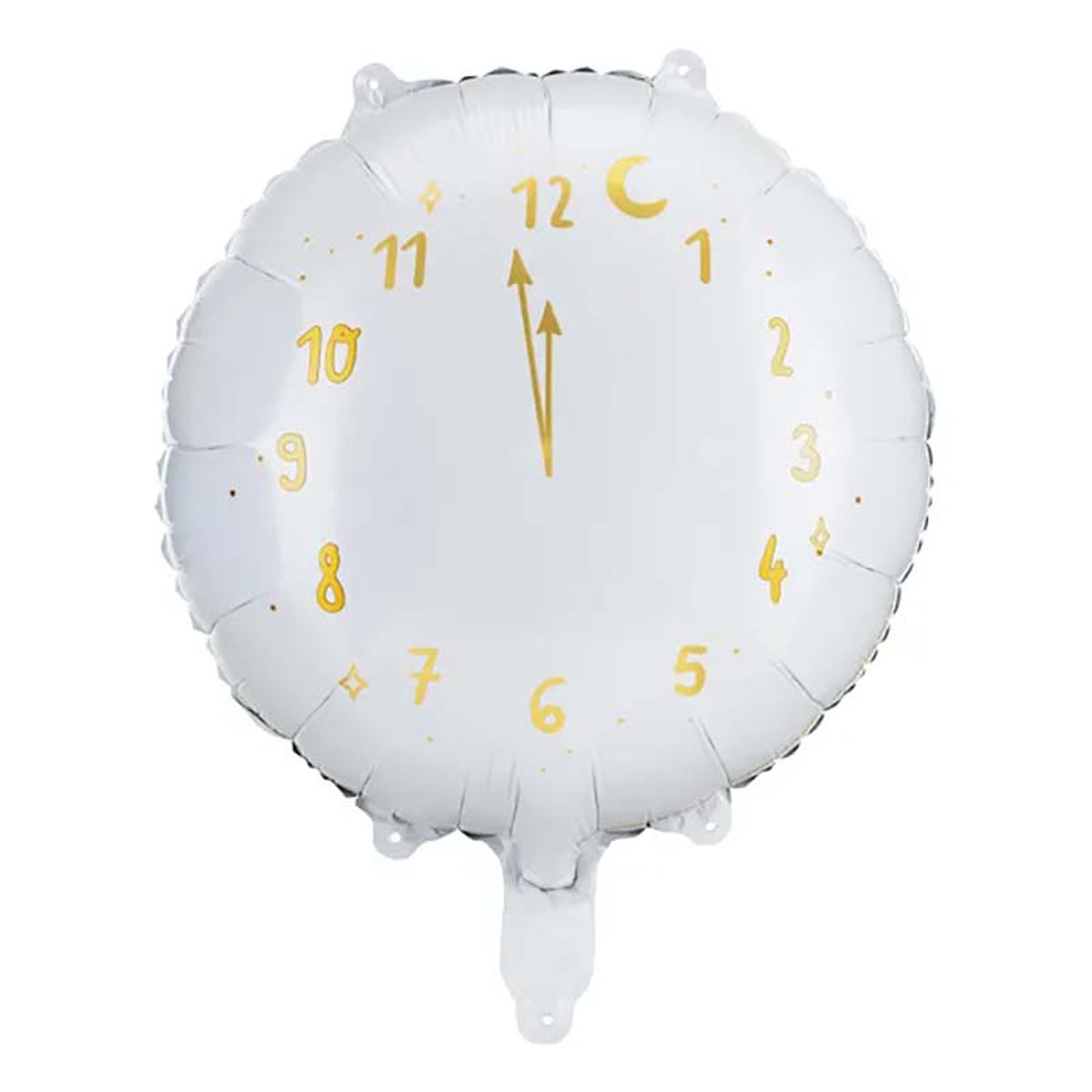 das-kost-mland-happy-new-year-folienballon-uhr-45-cm image 1