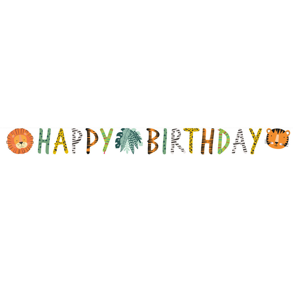 amscan-get-wild-safari-party-deko-set-tiere-mehrfarbig image 8