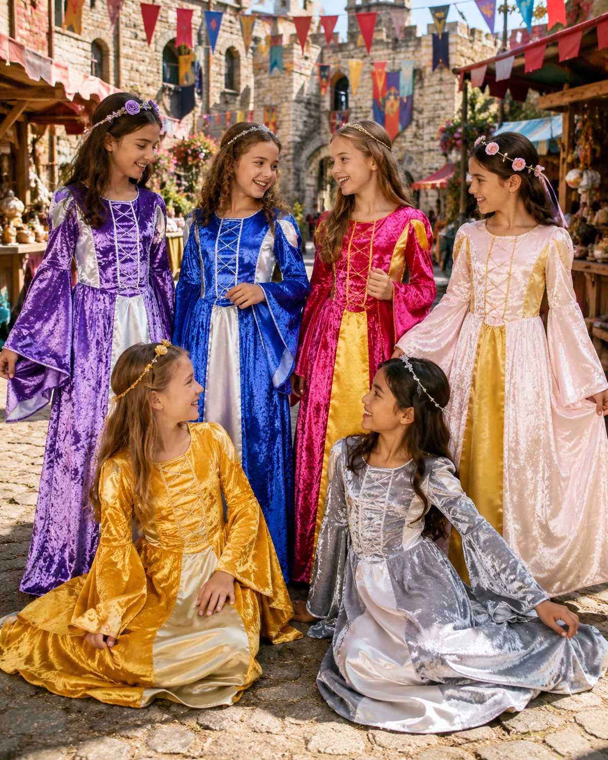 das-kost-mland-helena-burgfr-ulein-kost-m-m-dchen-rosa-gold-128 image 4