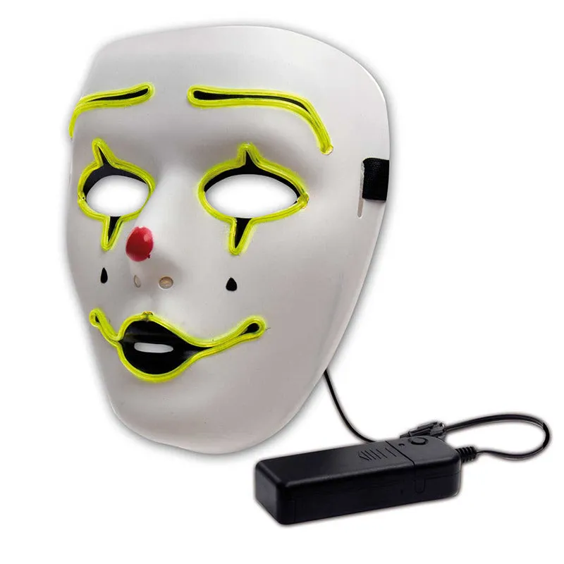 das-kost-mland-accessoires-led-maske-wei-neongelb image 1