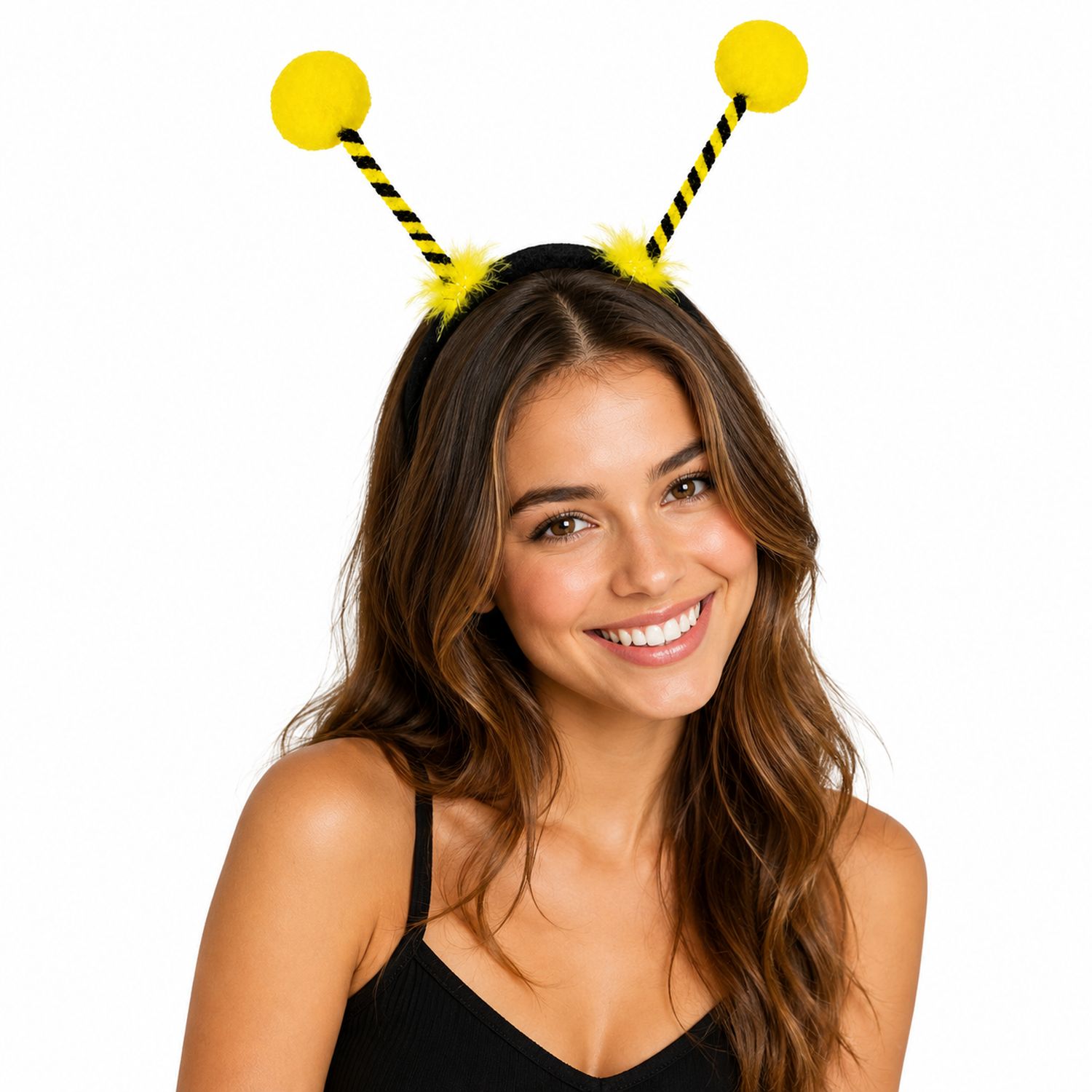 das-kost-mland-accessoires-bienen-haarreif-gelb-f-hler image 1