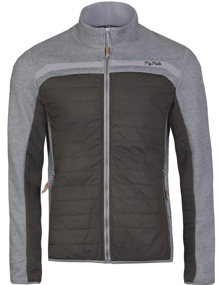 piz-pal-ried-herren-jacke-gr-50-nadelgr-n-grau image 1