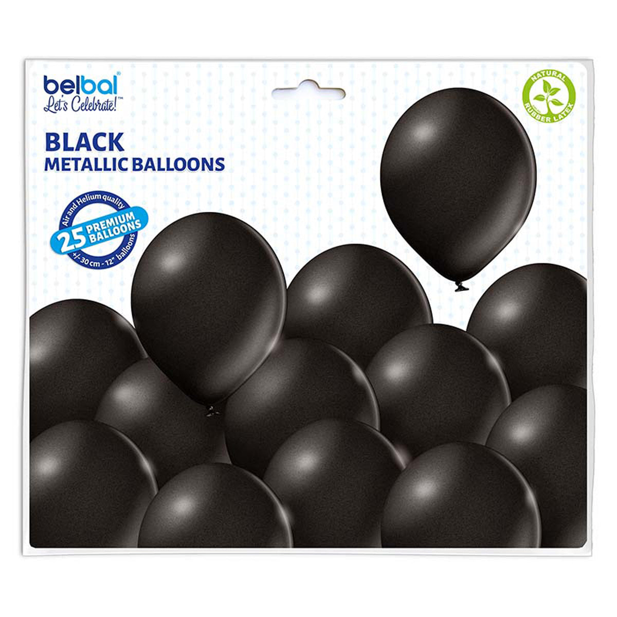 das-kost-mland-dekorationen-luftballon-uni-metallic-30cm-schwarz-25stk image 4