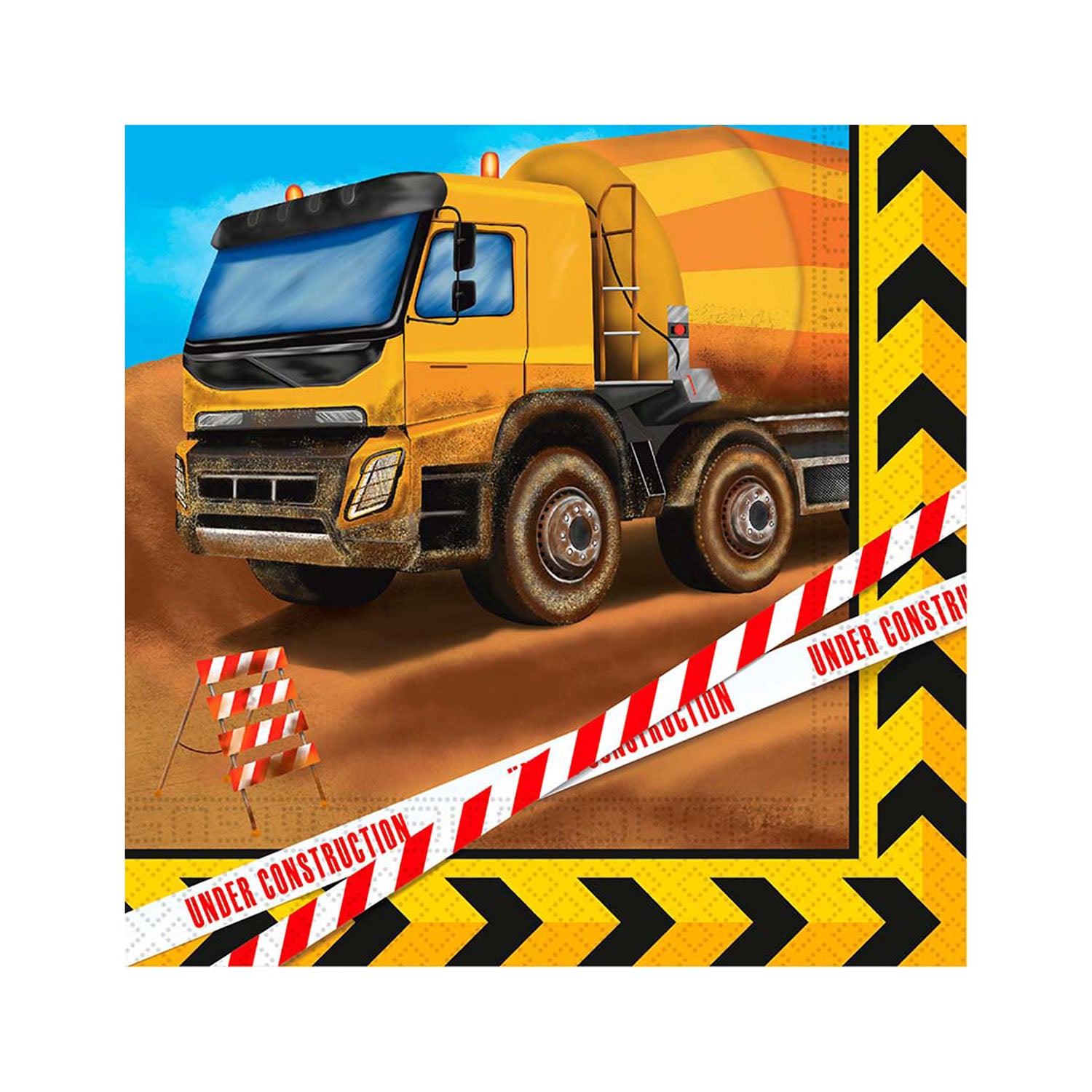 das-kost-mland-dekorationen-servietten-baustelle-20-stk-33x33 image 1