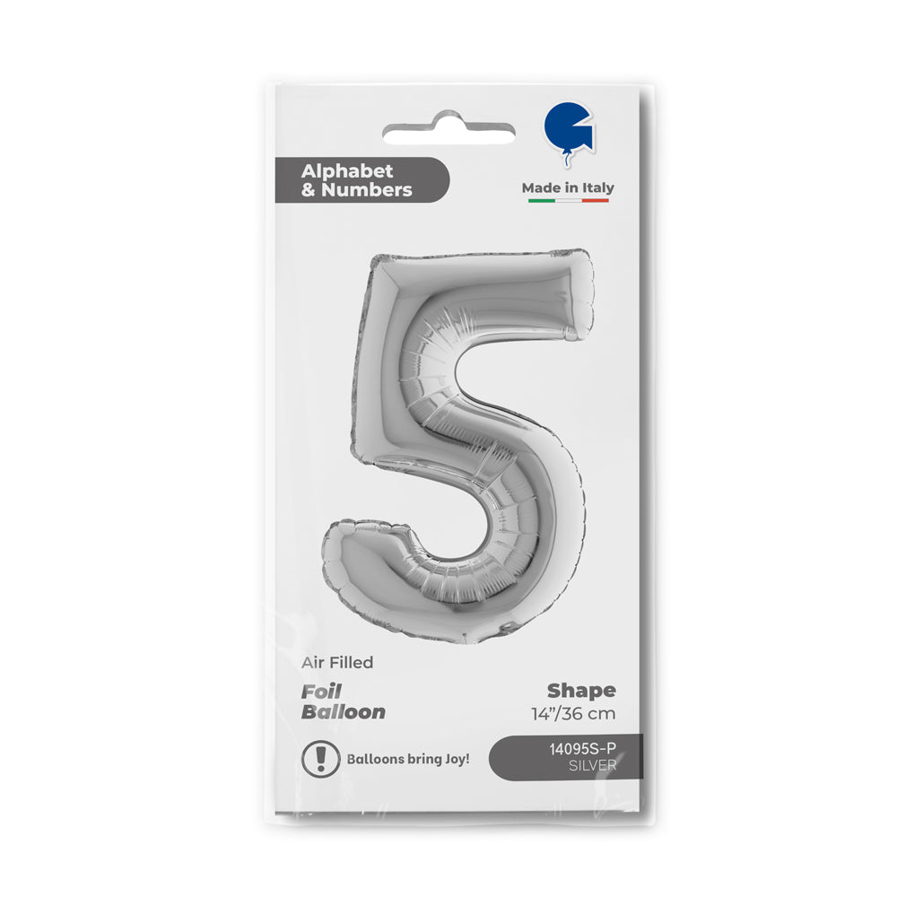 das-kost-mland-mini-zahlen-folienballon-5-silber-36-cm image 2