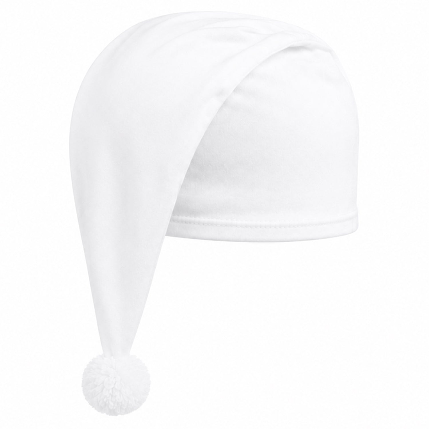 das-kost-mland-kinder-schlafm-tze-bommel-wei-baumwolle-50cm image 2