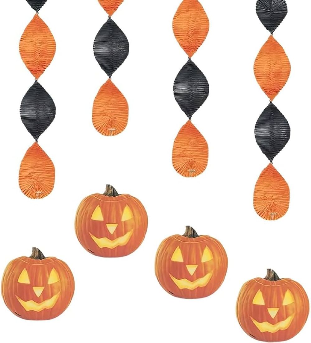 das-kost-mland-dekorationen-swirldeko-pumpkin-glow-h-ngedeko-halloween image 1