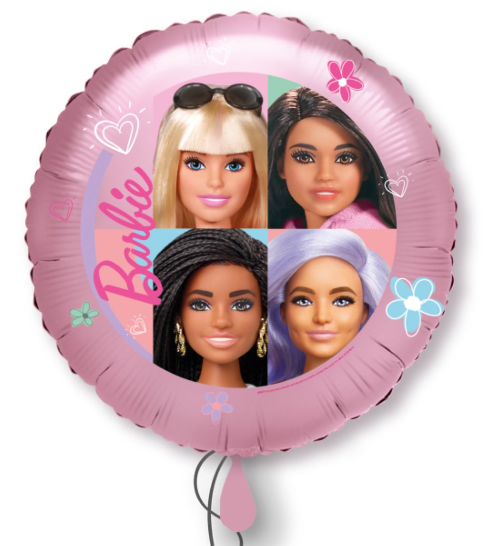 das-kost-mland-barbie-sweet-life-folienballon-45cm-pink image 1