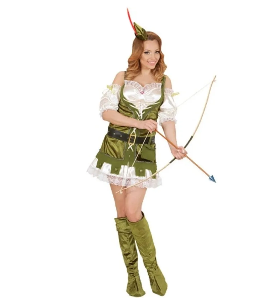 das-kost-mland-damen-lady-robin-of-sherwood-kost-m-l-fasching image 1