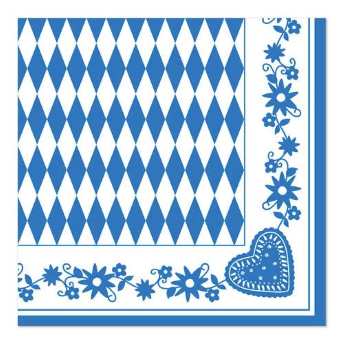 das-kost-mland-dekorationen-servietten-bayrisch-blau-40x40-50stk image 1