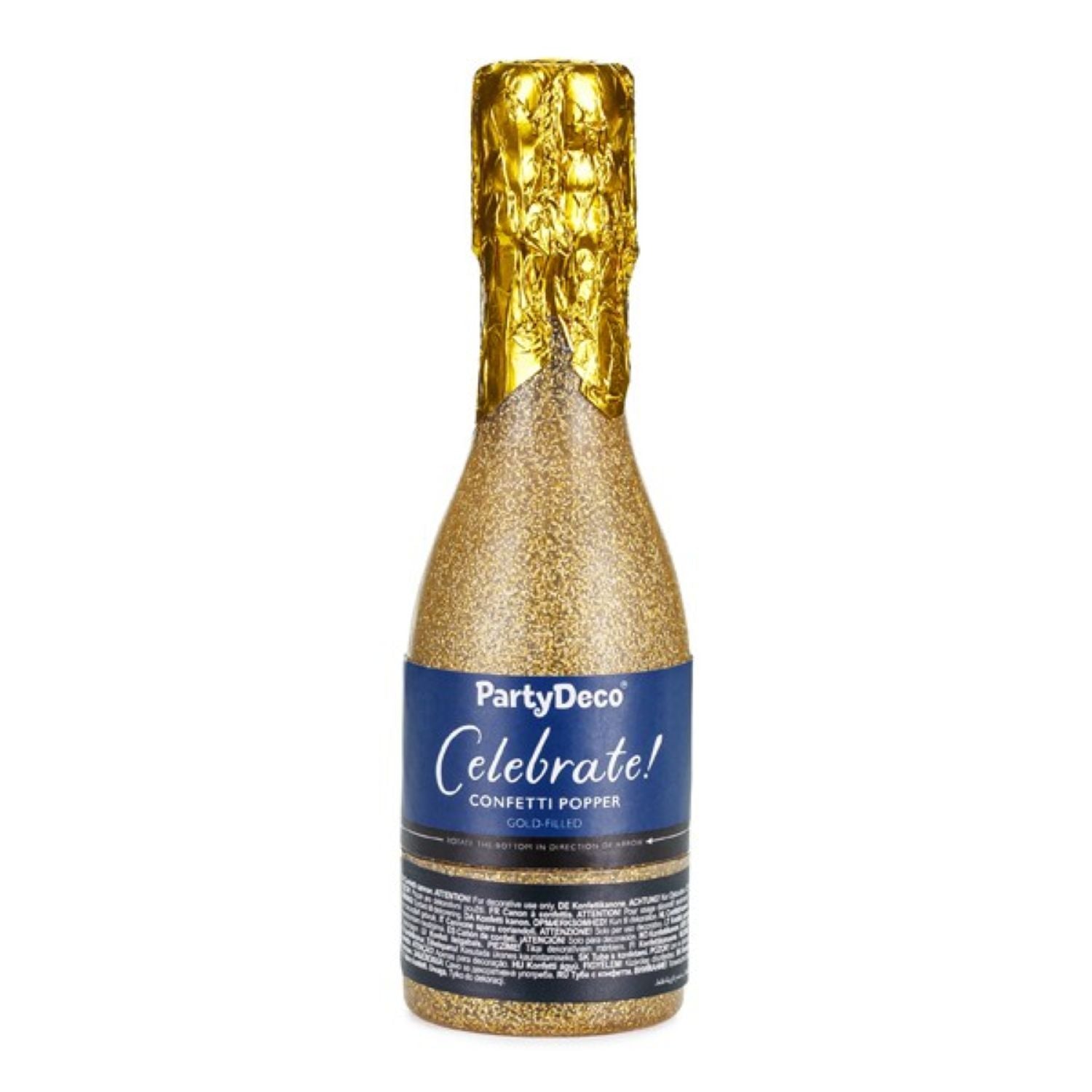 das-kost-mland-dekorationen-konfettishooter-champagnerflasche-20-5-cm-gold image 2