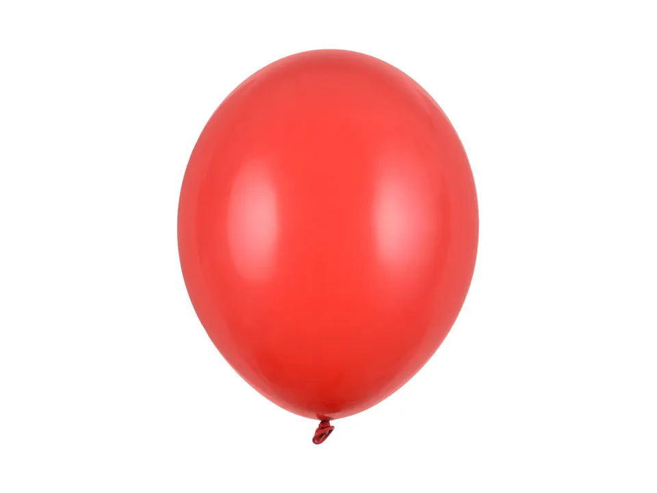 das-kost-mland-dekorationen-luftballon-uni-pastell-rot-30cm-100-stk image 1