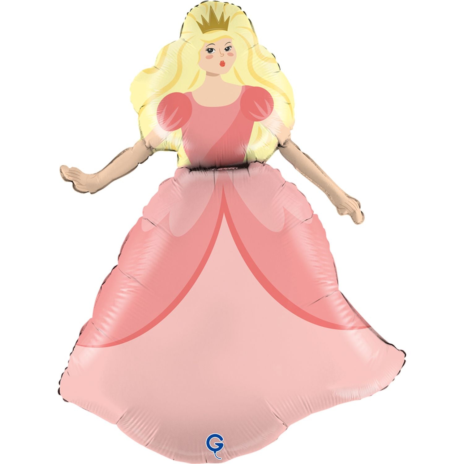 das-kost-mland-folienballon-shape-prinzessin-71-cm-deko image 1
