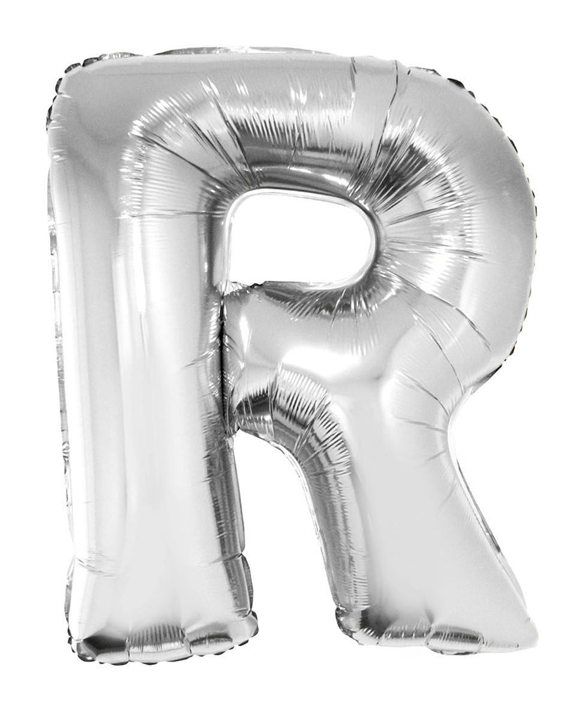 das-kost-mland-xxl-buchstaben-folienballon-100cm-silber-r image 1
