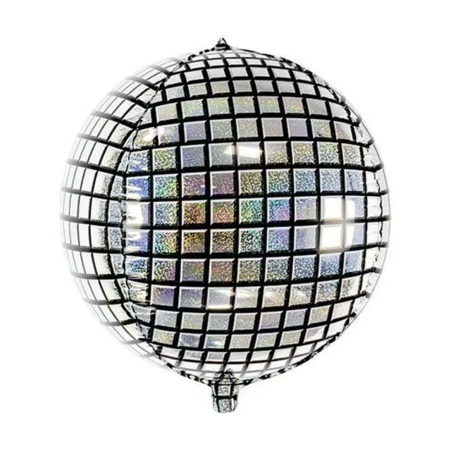 das-kost-mland-dekorationen-folienballon-discokugel-silber-40-cm image 1