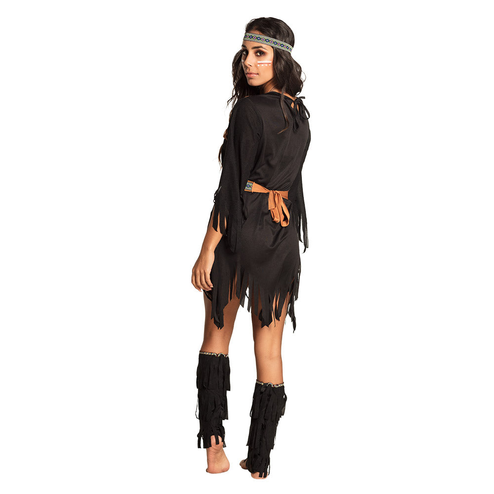 das-kost-mland-indianerin-she-wolf-damen-kost-m-braun-gr-36-42 image 2