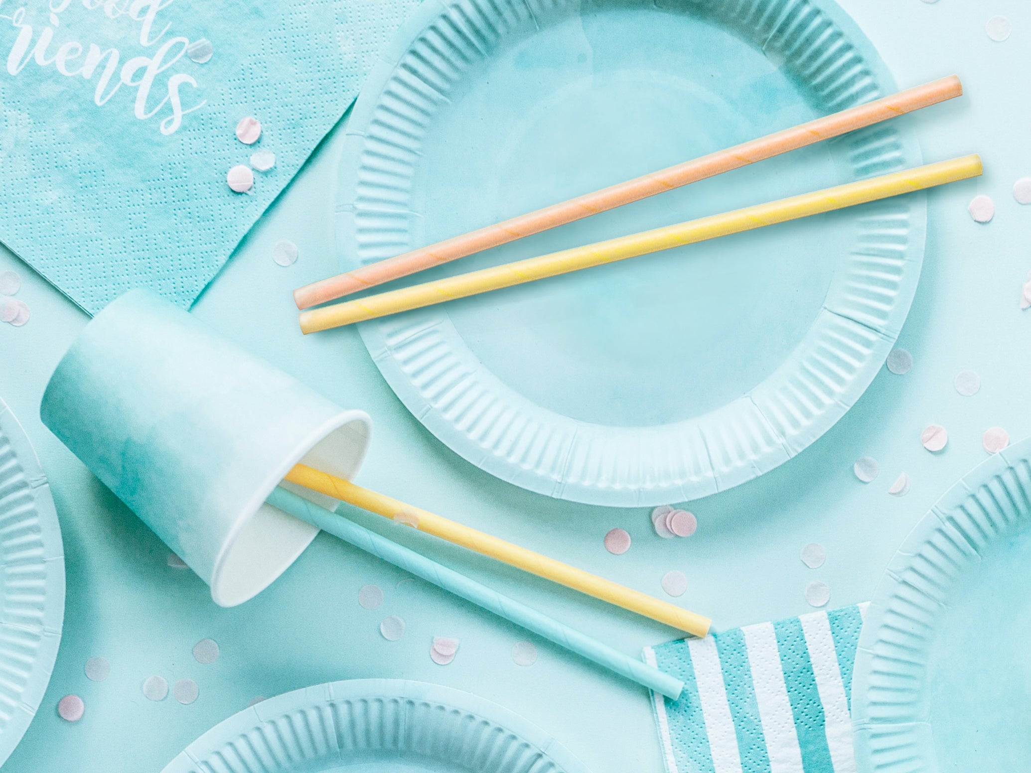 das-kost-mland-dekorationen-strohhalm-papier-10-stk-pastel-bunt image 4